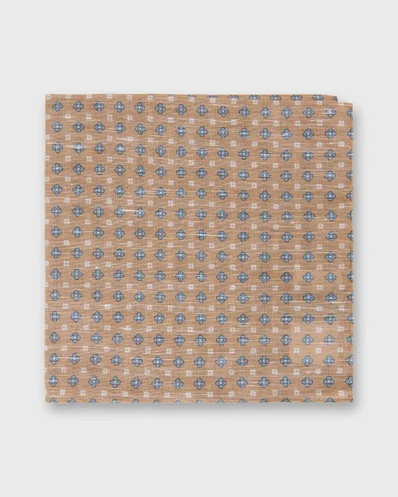 Linen/Cotton Print Pocket Square
