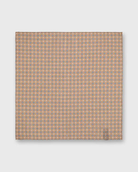 Linen/Cotton Print Pocket Square