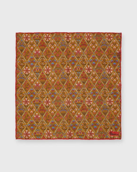 Linen Print Pocket Square