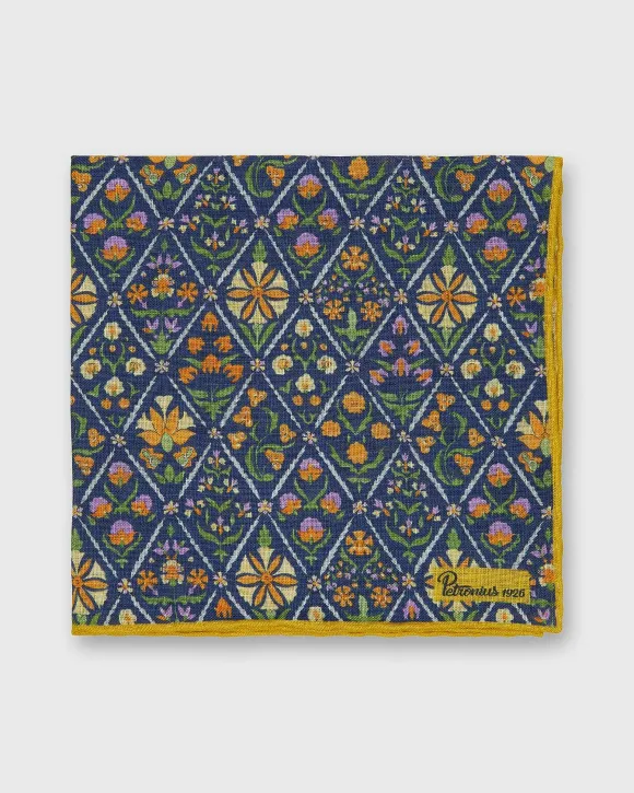 Linen Print Pocket Square