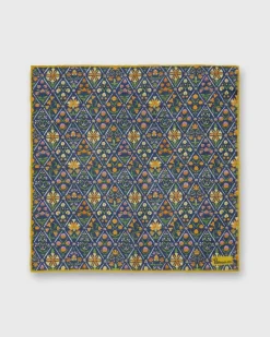 Linen Print Pocket Square