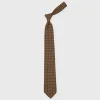Linen/Silk Print Tie