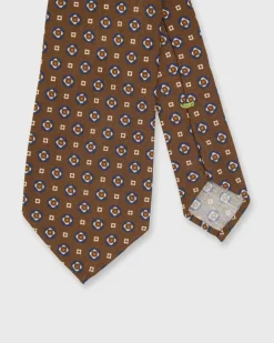 Linen/Silk Print Tie