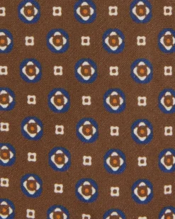 Linen/Silk Print Tie