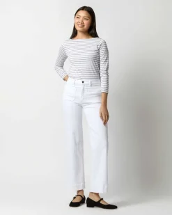 Long-Sleeved Boatneck Tee
