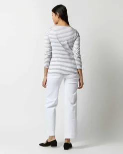 Long-Sleeved Boatneck Tee