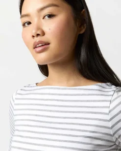 Long-Sleeved Boatneck Tee