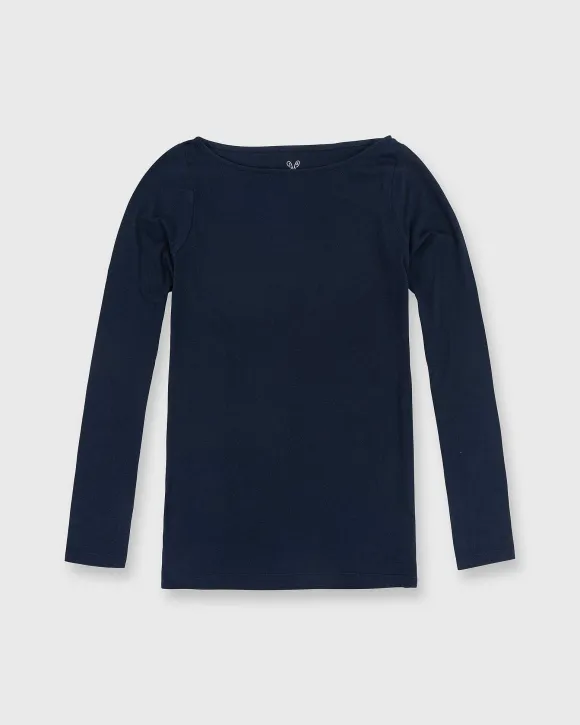 Long-Sleeved Boatneck Tee