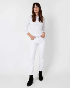 Long-Sleeved Boatneck Tee
