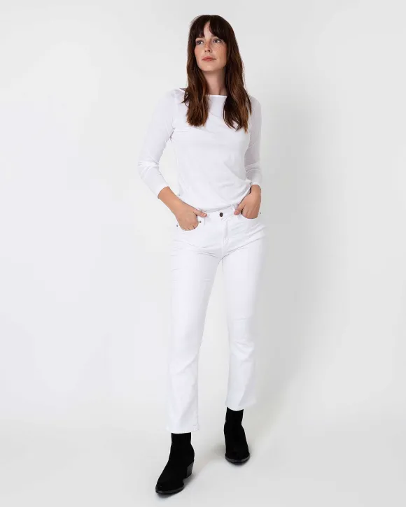 Long-Sleeved Boatneck Tee