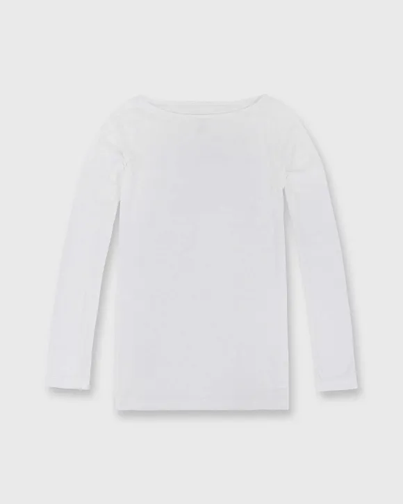 Long-Sleeved Boatneck Tee