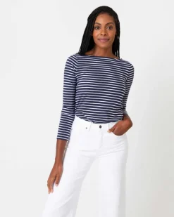 Long-Sleeved Boatneck Tee