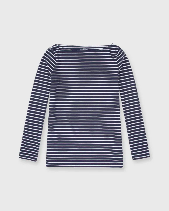 Long-Sleeved Boatneck Tee