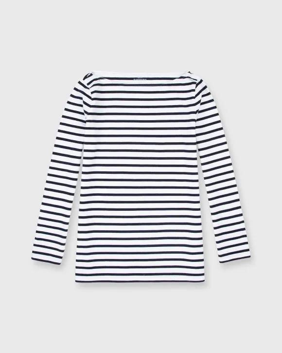 Long-Sleeved Boatneck Tee