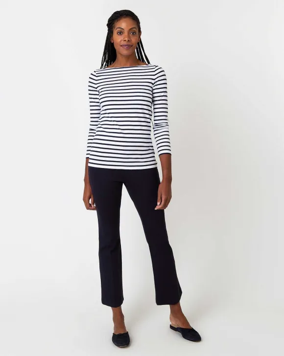 Long-Sleeved Boatneck Tee