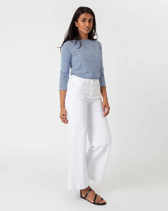 Long-Sleeved Boatneck Tee