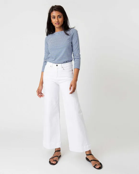 Long-Sleeved Boatneck Tee
