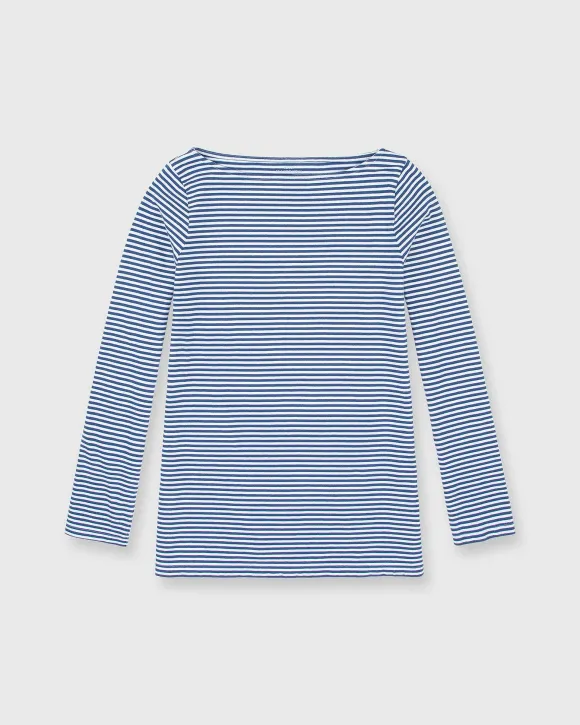 Long-Sleeved Boatneck Tee