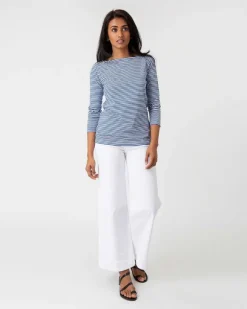 Long-Sleeved Boatneck Tee