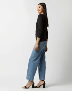Long-Sleeved Boatneck Tee