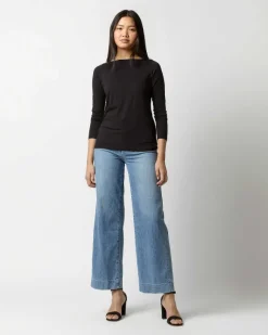 Long-Sleeved Boatneck Tee