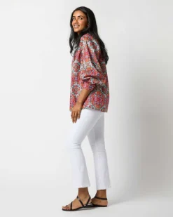 Long-Sleeved Maeve Smocking Top