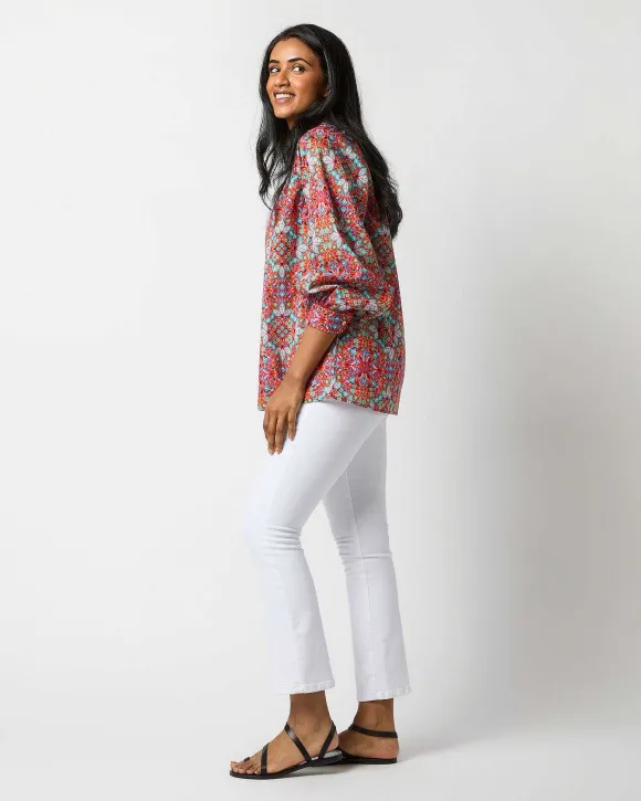 Long-Sleeved Maeve Smocking Top
