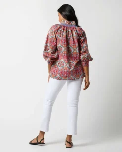 Long-Sleeved Maeve Smocking Top