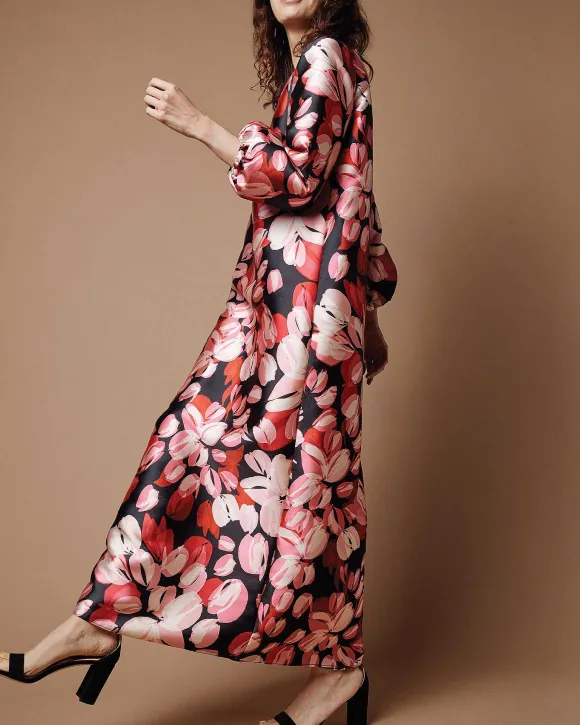 Long-Sleeved Paige Maxi Dress