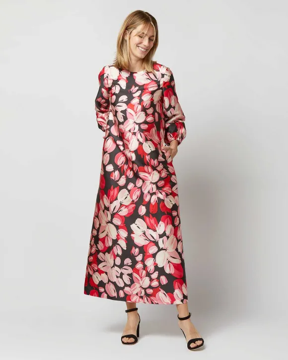 Long-Sleeved Paige Maxi Dress