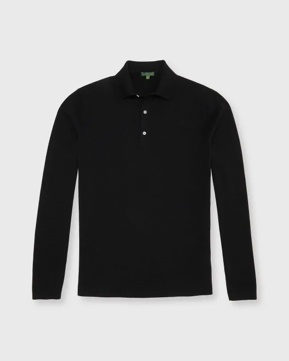 Long-Sleeved Rally Polo Sweater