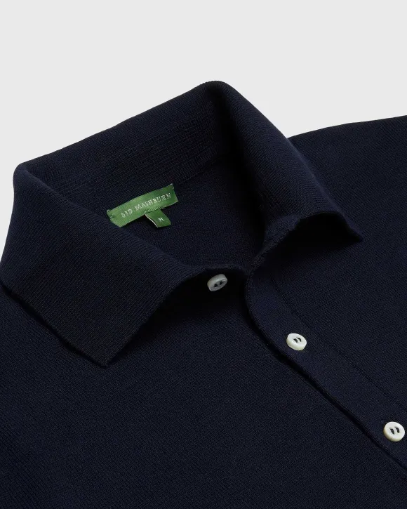 Long-Sleeved Rally Polo Sweater