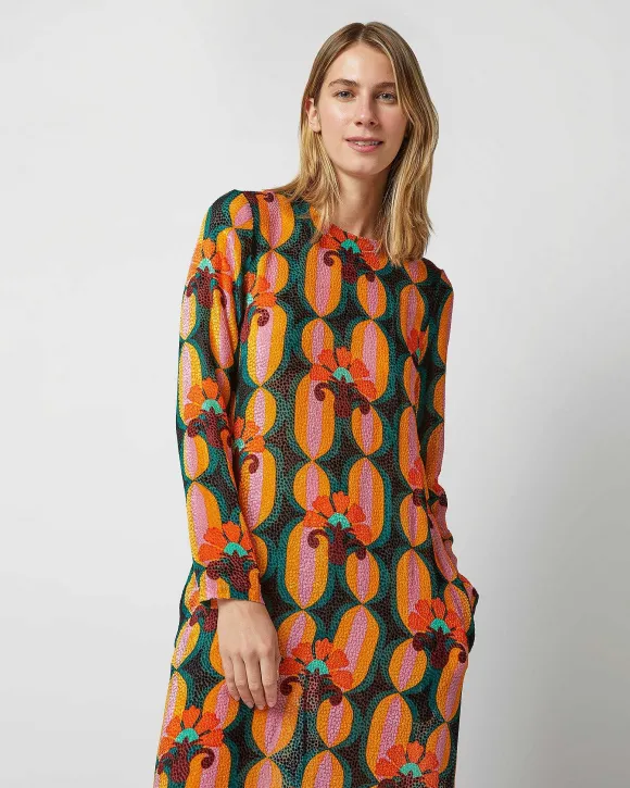 Long Sleeve Swing Dress
