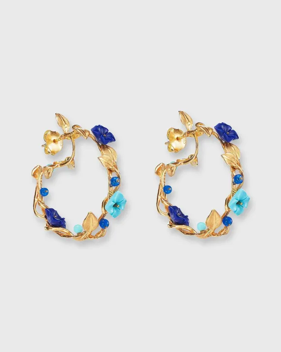 Mini Flower Whirl Earrings