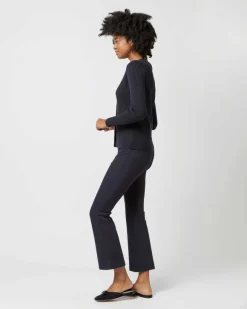 Nia Long-Sleeved Ribbed Cardigan