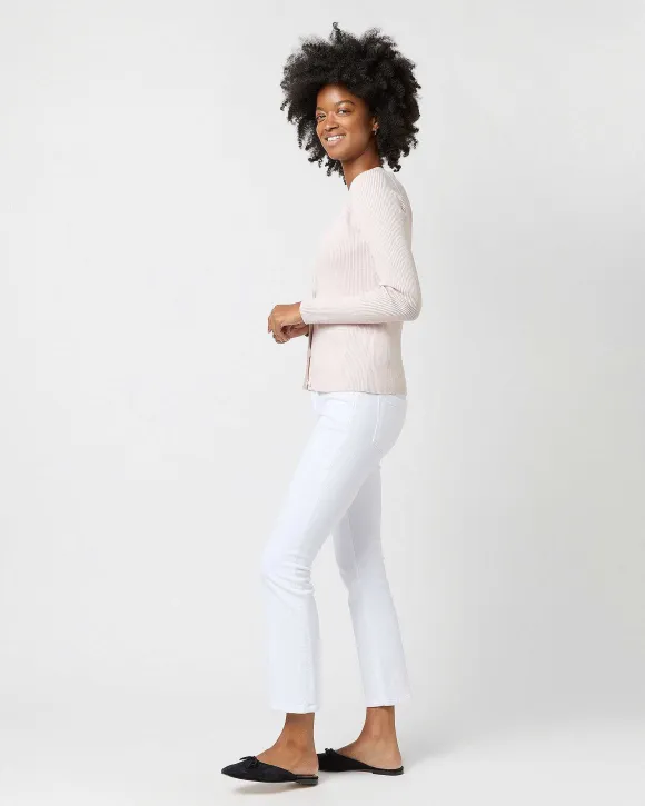 Nia Long-Sleeved Ribbed Cardigan