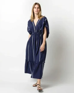 Nunu Plunge Neck Dress
