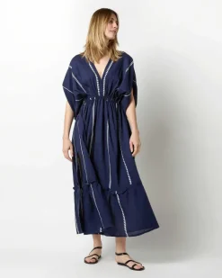 Nunu Plunge Neck Dress