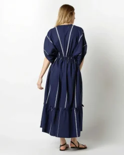 Nunu Plunge Neck Dress