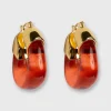 Organic Hoop Earrings