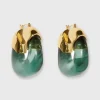 Organic Hoop Earrings