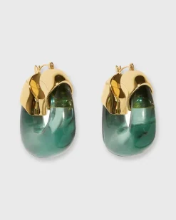 Organic Hoop Earrings