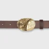 Oval Abstract Belt Buckle