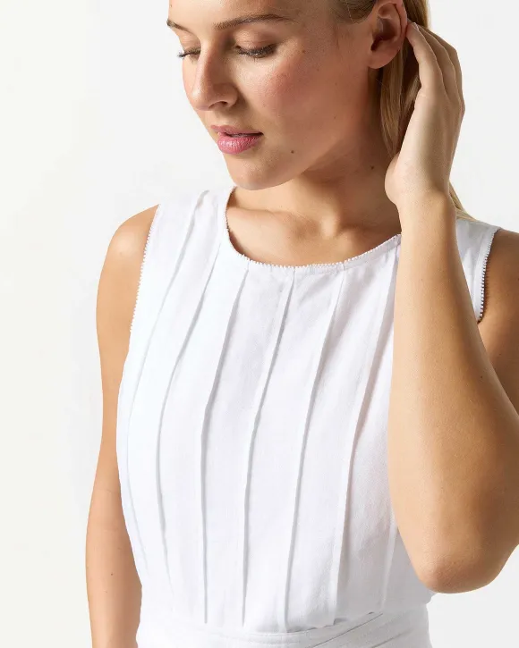 Pleated Jill Dress