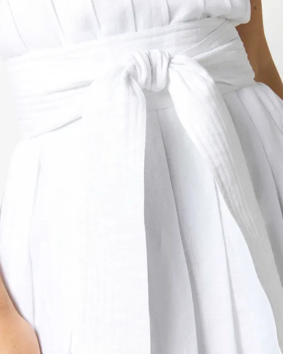 Pleated Jill Dress