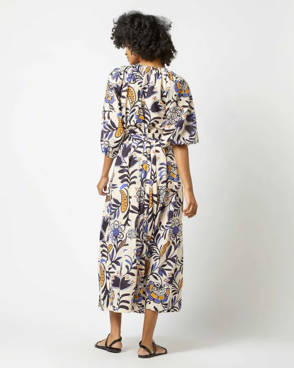 Pleated Wrap Midi Skirt