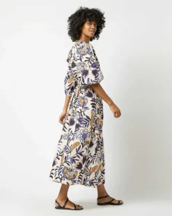 Pleated Wrap Midi Skirt