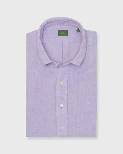 Short-Sleeved Button-Down Popover Shirt