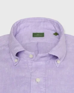 Short-Sleeved Button-Down Popover Shirt
