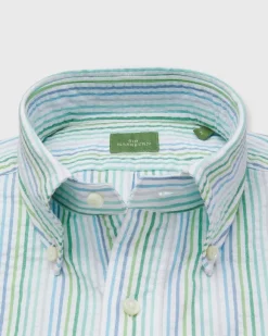 Short-Sleeved Button-Down Popover Sport Shirt